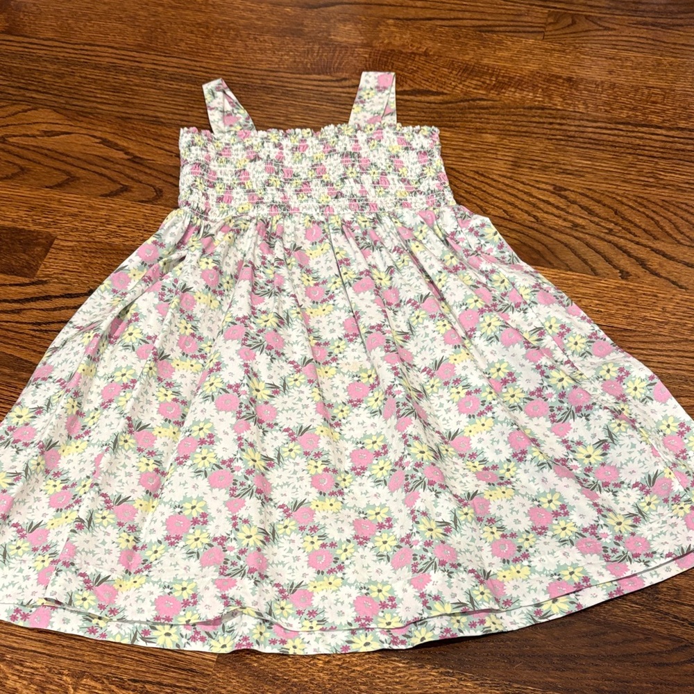 GAP Pink and White Floral Kids Dress